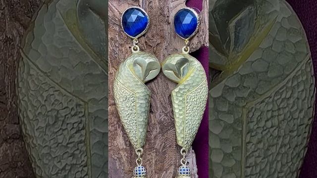 серьги Полуночники с агатом