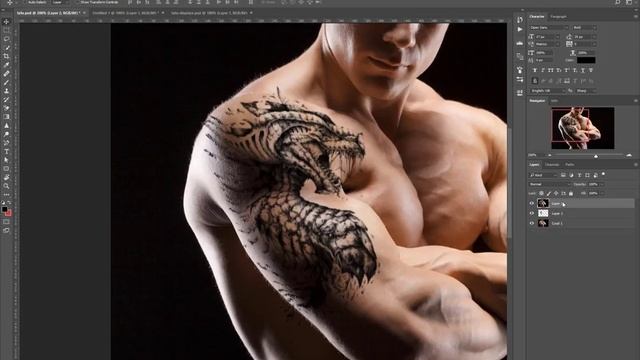 Как сделать реалистичное тату в фотшопе