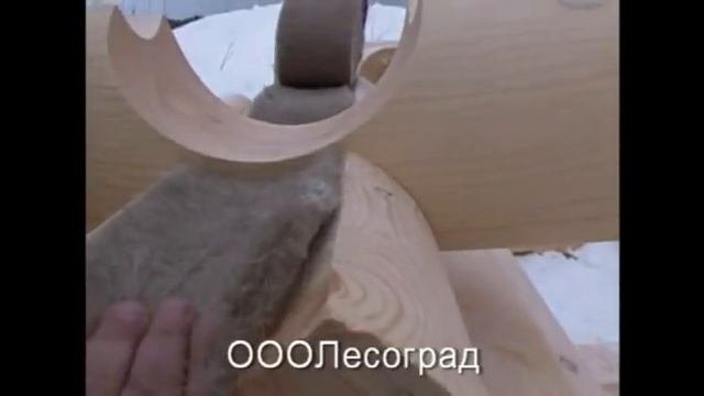 Правильный подбор джута для дома из ОЦБ бревна. Видеоурок