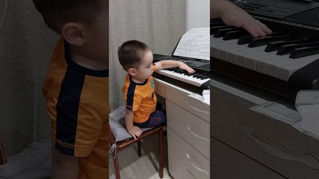 Роберт музицирует