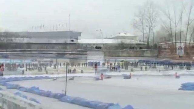 3 перезаезда мотогонки нальду Ice speedway 2008