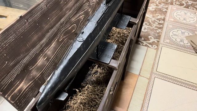 Видеообзор кованого сувенира подводная лодка