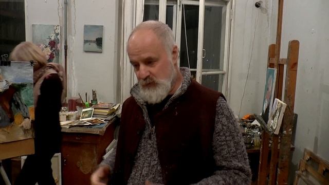 В мастерской художника Константина Сутягина (серия 2)