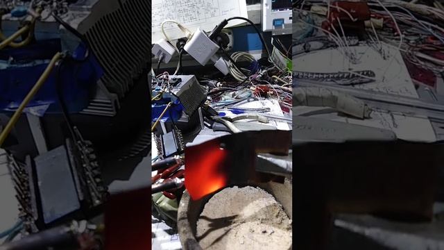 нагрев медной фольги