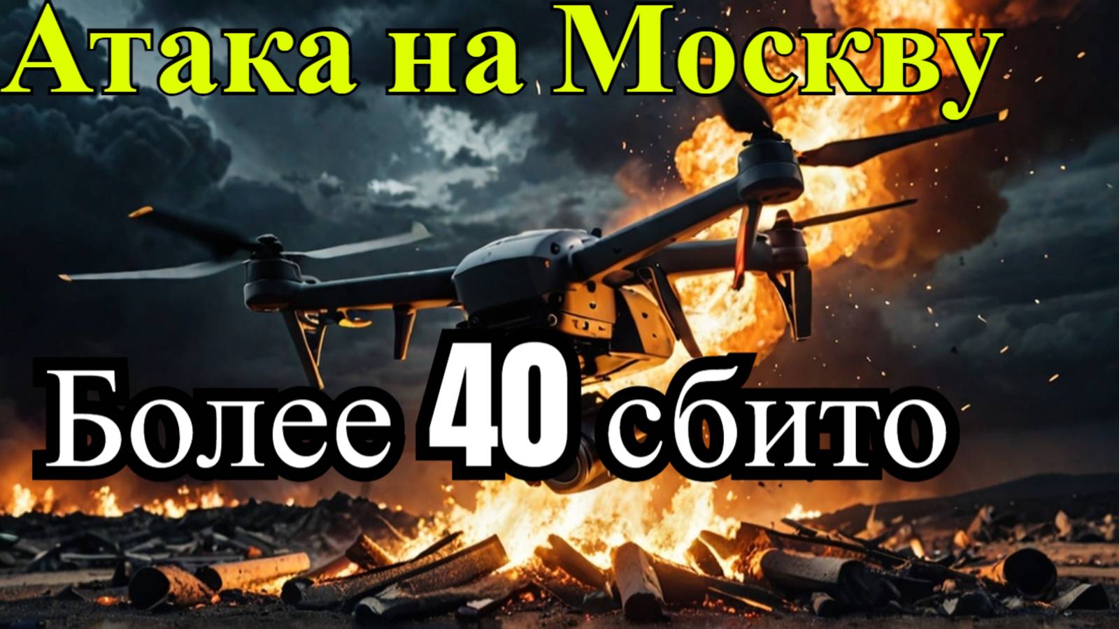 Минобороны РФ: Ночь дронов - более 40 сбито!