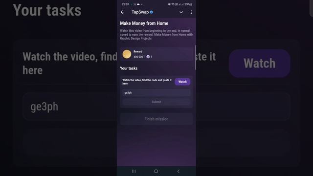 Tap Swap Все Коды от Видео 20 Ноября Тап Свап на Сегодня
