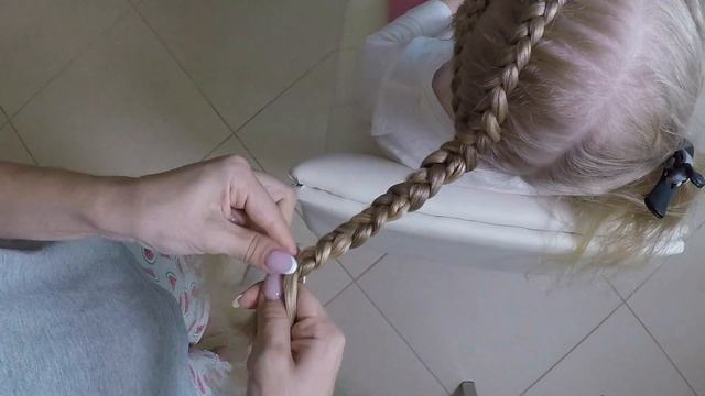 ПРИЧЕСКИ ДЛЯ ДЕВОЧЕК ОБУЧЕНИЕ / Двойная коса наизнанку / БЫСТРЫЕ ПРИЧЕСКИ В САДИК 2019