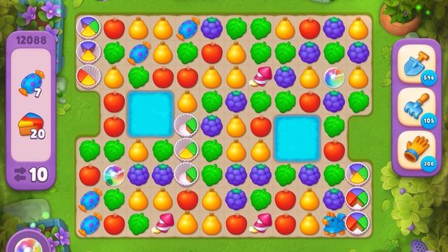 GardenScapes уровень 12088 без бустеров