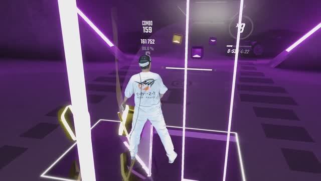 Beat Saber - LMFAO - Party Rock Anthem ft. Lauren Bennett, GoonRock (Expert+) [Mixed Reality]