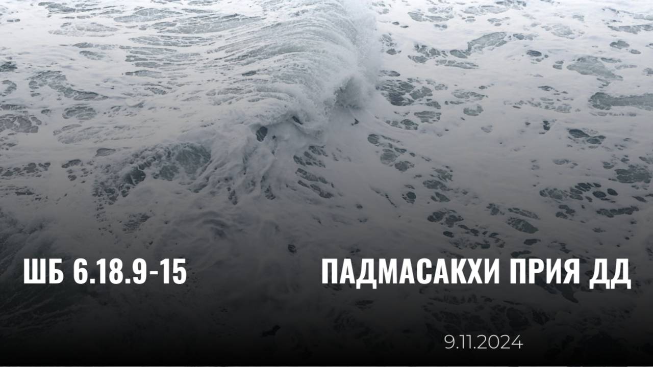 ШБ 6.18.9-15 Падмасакхи Прия дд 9.11.24