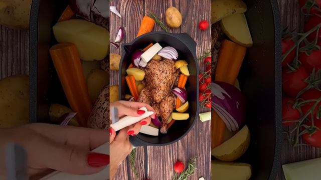 Сочное мясо, хрустящие овощи и простота приготовления – Вот рецепт вкусной еды, приготовленной в жар