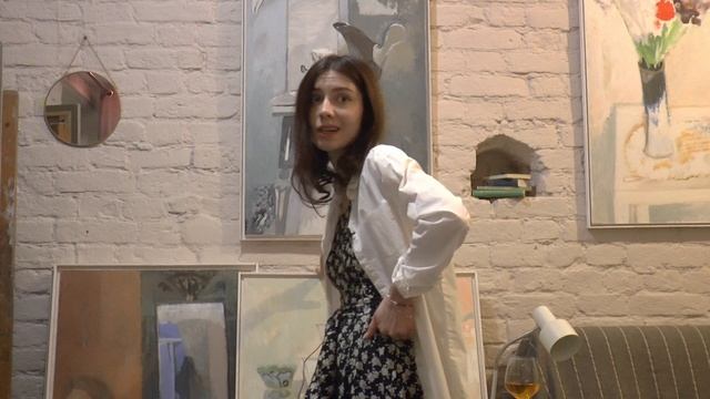 В мастерской художника Катерины Бабиной