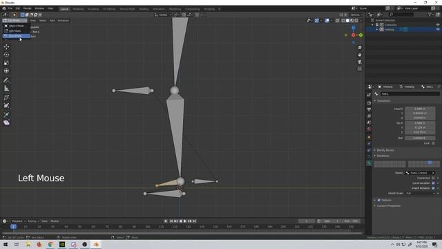 How to Rig a Leg and Foot in Blender Tutorial [Eng]