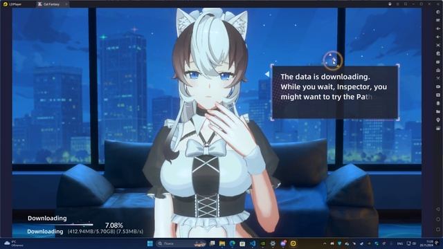 test LDPlayer 9  android 9 cat fantasy: isekai adventure