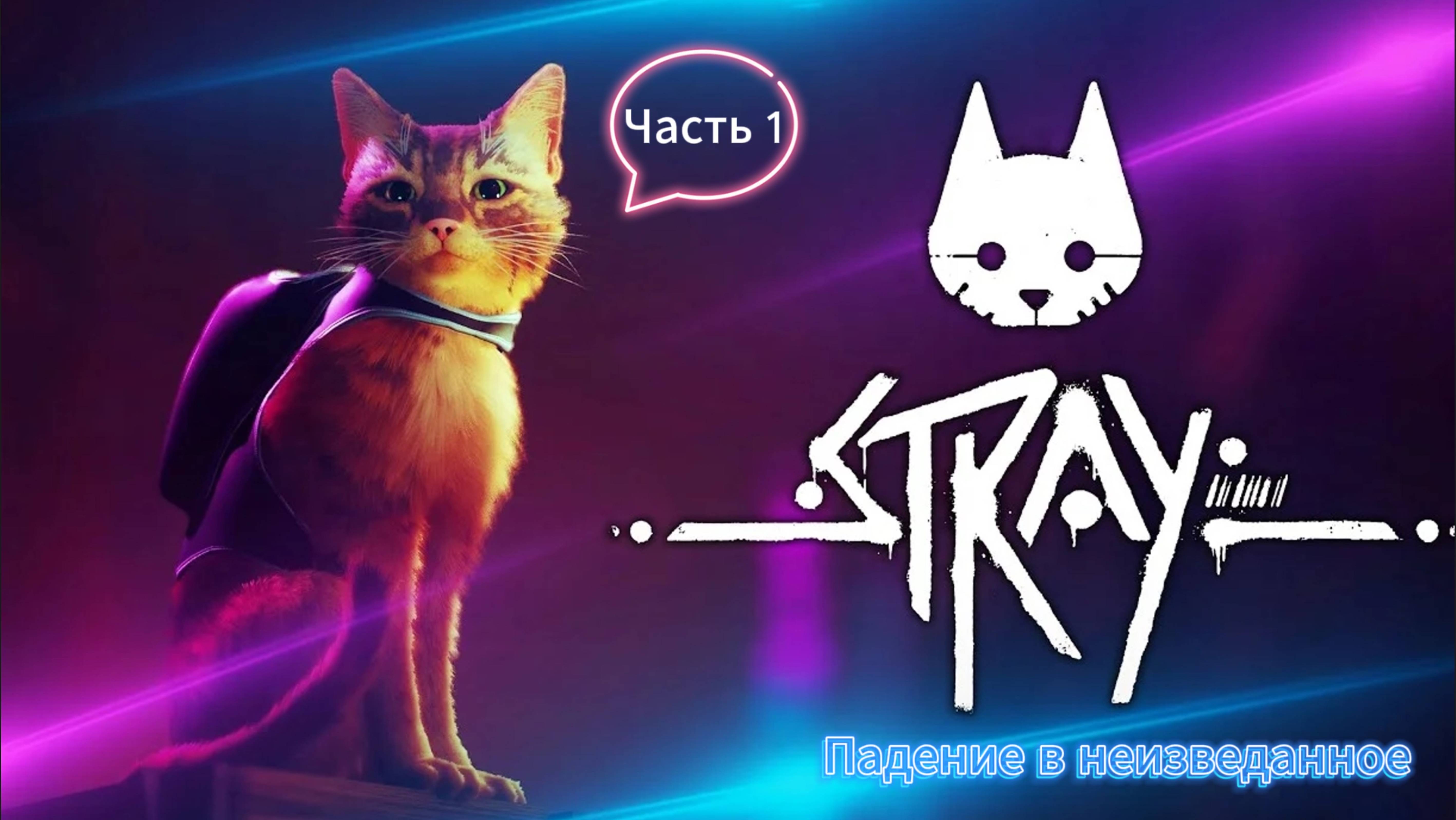 Прохождение Stray |Часть 1 Падение в неизведанное