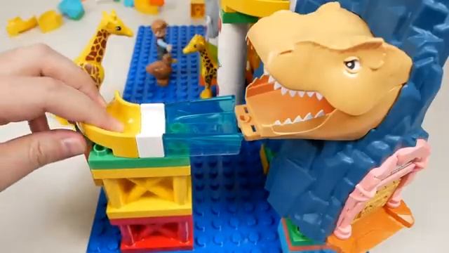 Конструктор ЛЕГО ☆Marble Run! Классное видео ASMR! Дикие животные