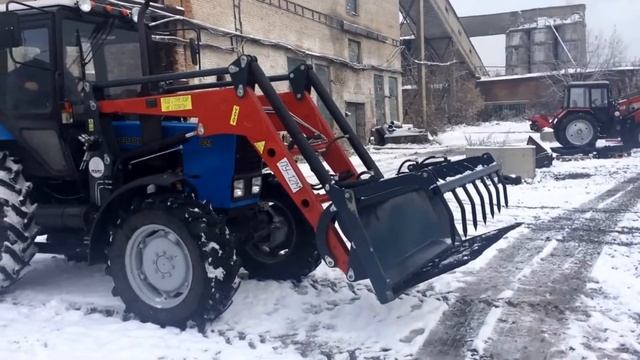 Погрузчик КУН ПУ 12М + вилы для сенажа ВСН-2