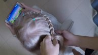 Красивые прически для девочек / Два сердца в косе / Прически на длинные волосы