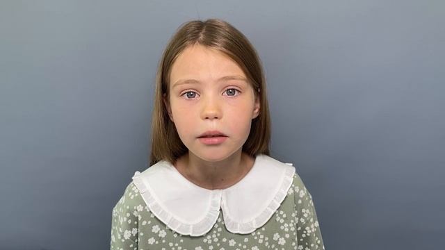 Катя Паклина, 8 лет. Визитка-представление.