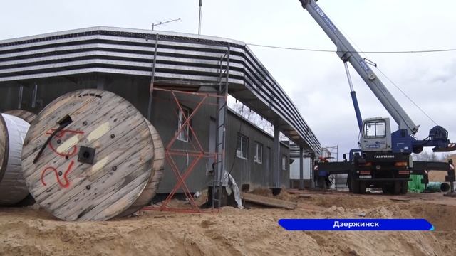 Строительство главной канализационно-насосной станции в Дзержинске идёт полным ходом