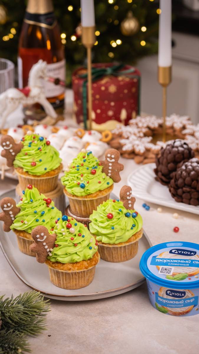 Капкейки морковные