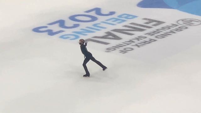 Ilia MALININ - Warm Up Before Free Skating at Grand Prix Final 2023, Beijing