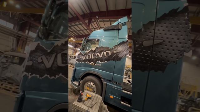 Наклейки на грузовики +7 (999) 818-71-53 #дальнобой #volvotrucks
