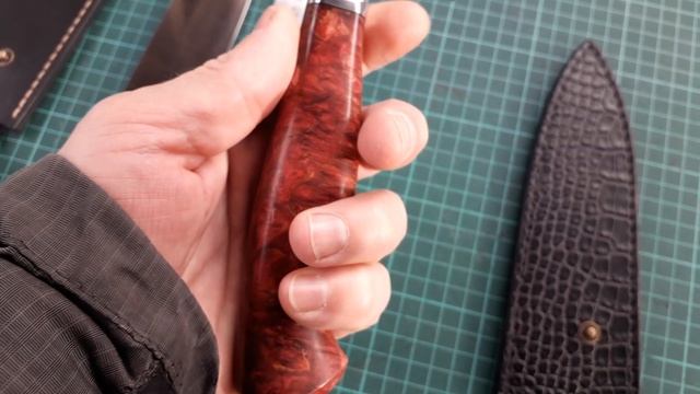 Пара кухонных ножей своими руками.Обзор готовых изделий.