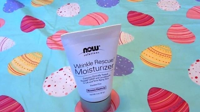NOW Foods Solutions Wrinkle Rescue Moisturizer face  neck REVIEW CRUELTY FREE