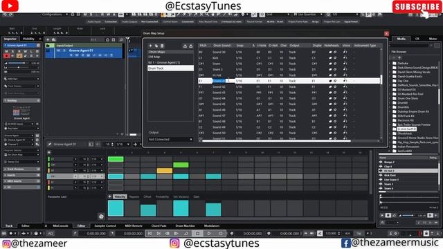 Cubase 14. Как использовать редактор паттернов с ударными инструментами, на примере Groove Agent и K