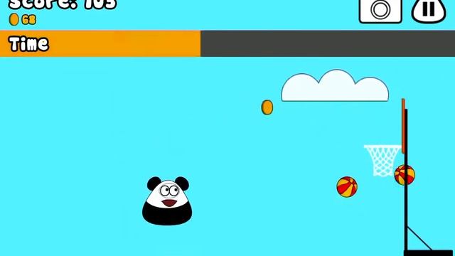 POU jogando basquete Gameplay