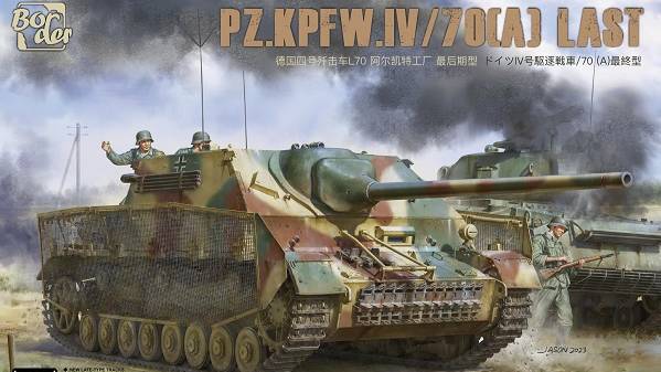 Распаковка Border Model 1 35  BT-026 BT-028 Jagdpanzer IV L 70, Panzer IV 70(A) final & mid