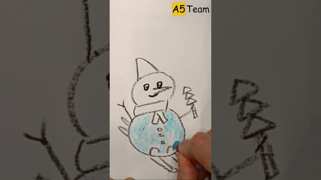 A5 Team - Рисуем вместе Снеговика! (short)