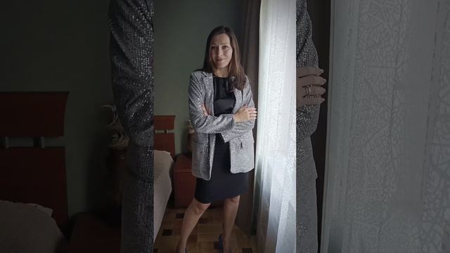 серебряный пиджак с пайетками с ВБ