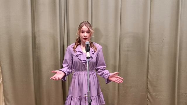 Полина Семенюк. Басня "Полкан и шавка" (С.Михалков)
