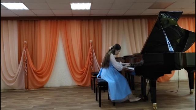 П.И. Чайковский "Февраль" из цикла "Времена года"
У. Гиллок "Настроение лунного света", Вальс-этюд
