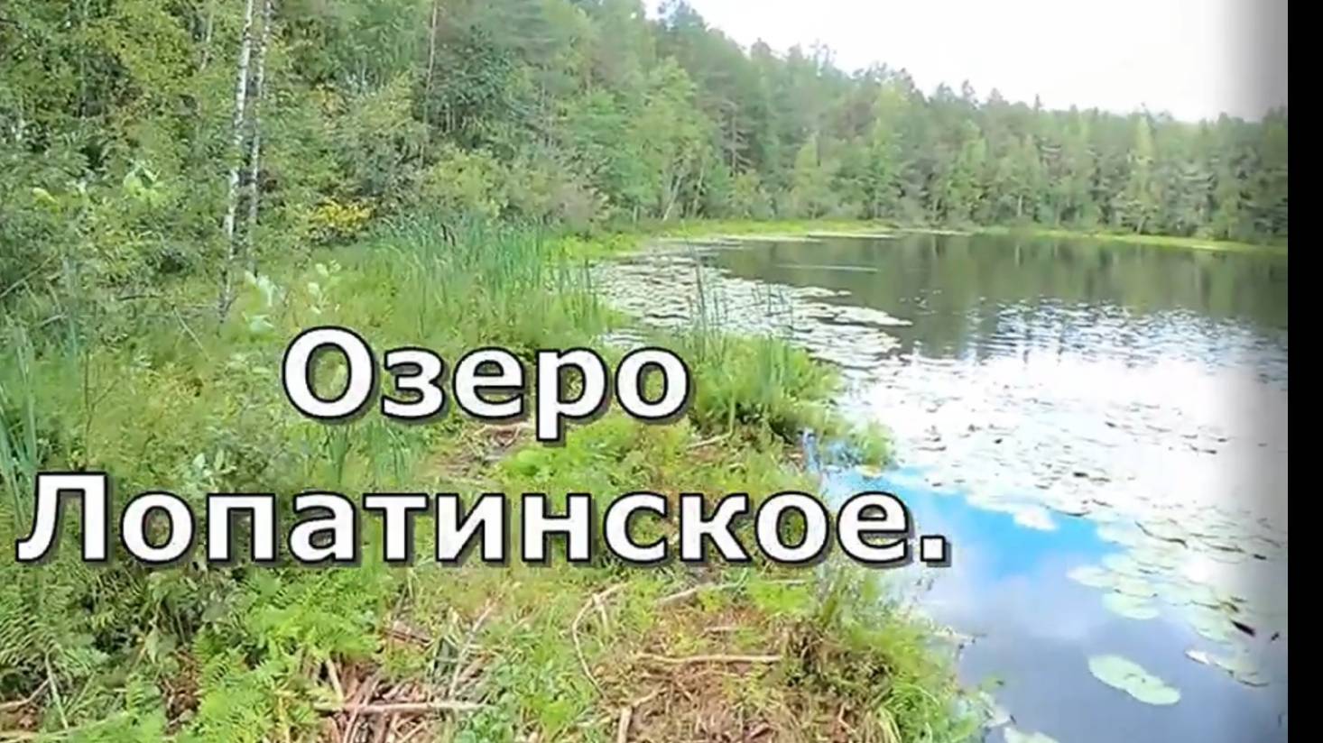 Озеро Лопатинское. Оричевский район. Вятка.