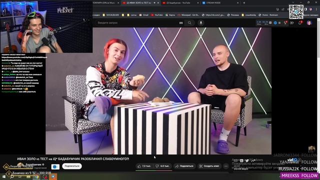 Меллшер Смотрит: ИВАН ЗОЛО vs TECT на iQ* БАДАБУМЧИК РАЗОБЛАЧИЛ СЛАБОУМНОГО?!