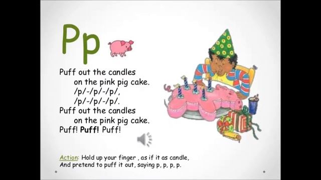 Jolly phonics P song