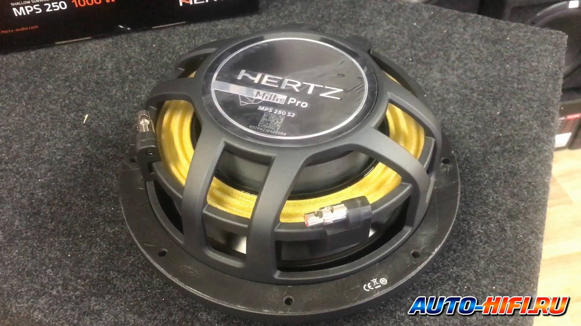 Сабвуферные динамики Hertz MPS 250 S2 и S4