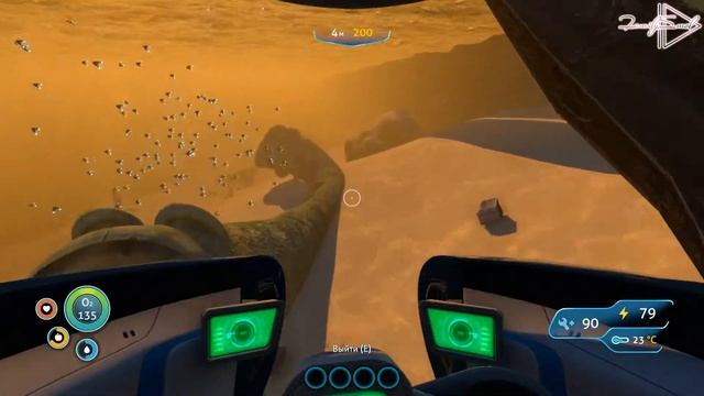 Subnautica. Серия #7 ➤ Приближение к горящей "Авроре".