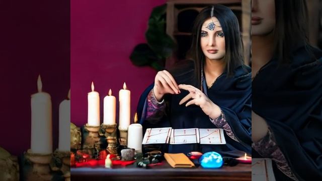 Женщина гадалка предсказывает судьбу, создано нейросетью
