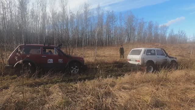 Выгуливаем Нивы перед морозами. Сибирь Трофи Шарыпово