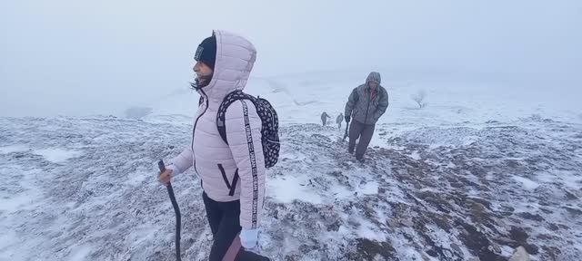 Крымские горы. Четыре времени года в горах за один день.