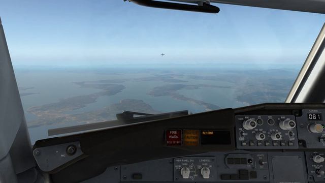 X-Plane 11. Boeing 737-800. Полет из аэропорта Сиэтл/Такома (KSEA) в аэропорт Беллингхема (KBLI).
