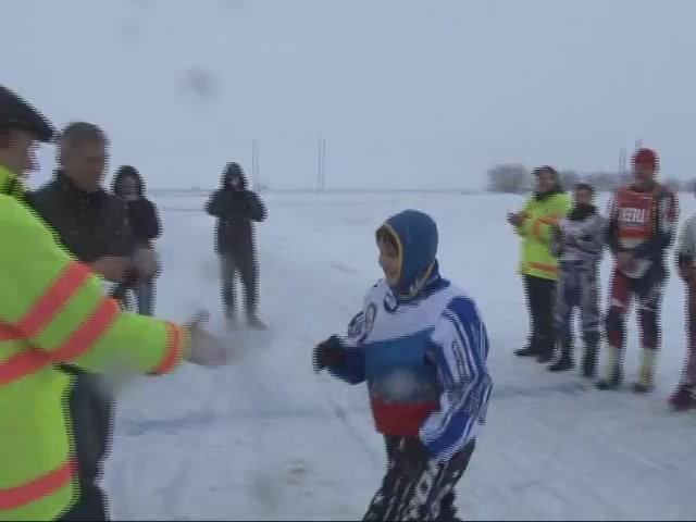 Спидвей.Ледогарь в Луховицах 19/03/2011