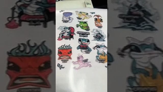 Печать стикерпаков