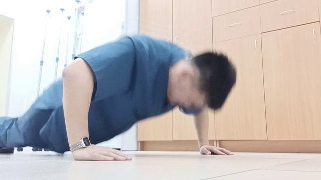 Третий подход в отжиманиях