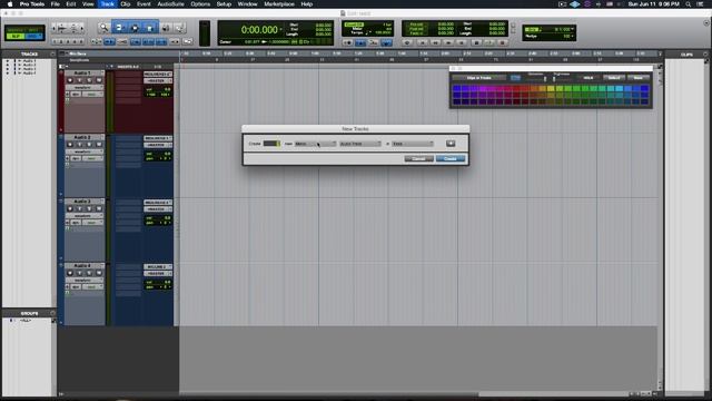 Из LOGIC PRO в PRO TOOLS (template)