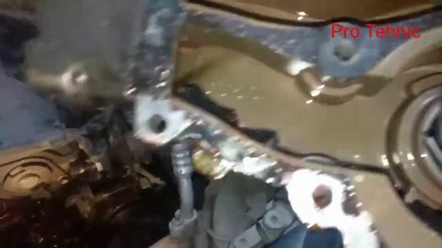 Opel Astra a14xer греется двигатель, замена помпы...mp4